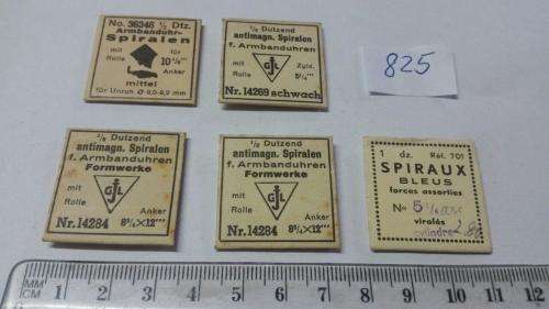 Watch Parts Spares / Unused / Movement Parts /  Watchmaker / Price 5 Pockets