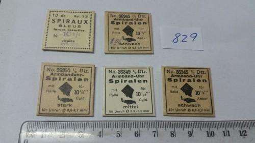 Watch Parts Spares / Unused / Movement Parts /  Watchmaker / Price 5 Pockets