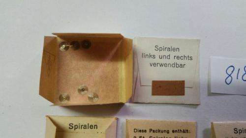 Watch Parts Spares / Unused / Movement Parts /  Watchmaker / Price 5 Pockets