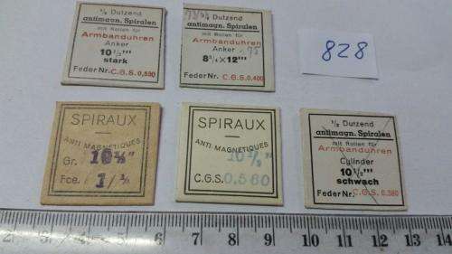 Watch Parts Spares / Unused / Movement Parts /  Watchmaker / Price 5 Pockets