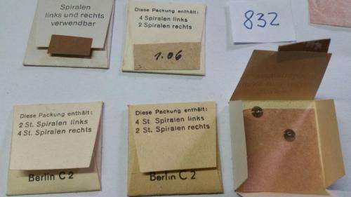 Watch Parts Spares / Unused / Movement Parts /  Watchmaker / Price 5 Pockets