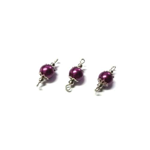 Beads, Connectors 20mm/ Glass Pearl Beads 8mm /Price p.1pc, Beads for crafting