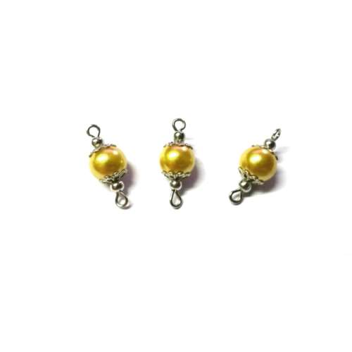 Beads, Connectors 20mm/ Glass Pearl Beads 8mm /Price p.1pc, Beads for crafting