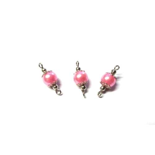 Beads, Connectors 20mm/ Glass Pearl Beads 8mm /Price p.1pc, Beads for crafting