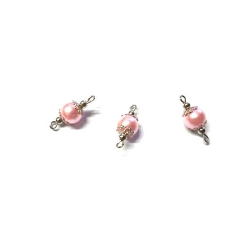 Beads, Connectors 20mm/ Glass Pearl Beads 8mm /Price p.1pc, Beads for crafting