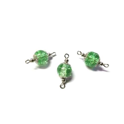 Beads, Connectors 23mm/ Glass Beads smashed optic 10mm  /Price p.1pc, Beads for crafting