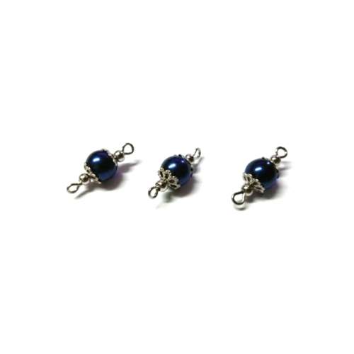 Beads, Connectors 20mm/ Glass Pearl Beads 8mm  /Price p.1pc, Beads for crafting