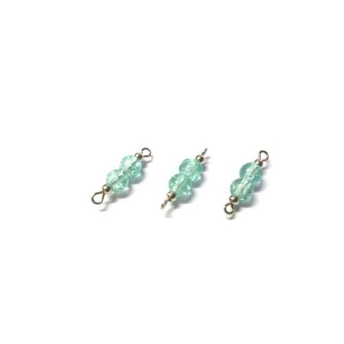Beads / Connectors 22mm/ Glass Beads  6mm  /Price p.1pc, Beads for crafting