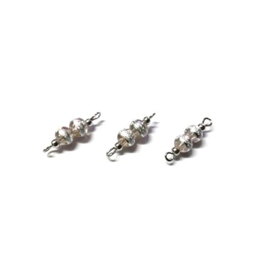 Beads, Connectors 22mm/ Glass Beads 6mm /Price p.1pc, Beads for crafting