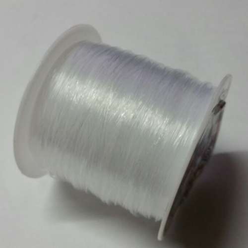 Bead Fish Line / String /  0.45mm - colorless / +/-35m  / for jewellery crafting