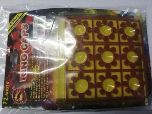 Gun ring caps for toy weapons 54pcs LOT