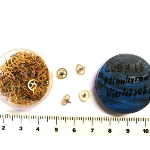 Watch movement parts Glashutte cal.63 -Watchmaker Treasures price per lot -picture