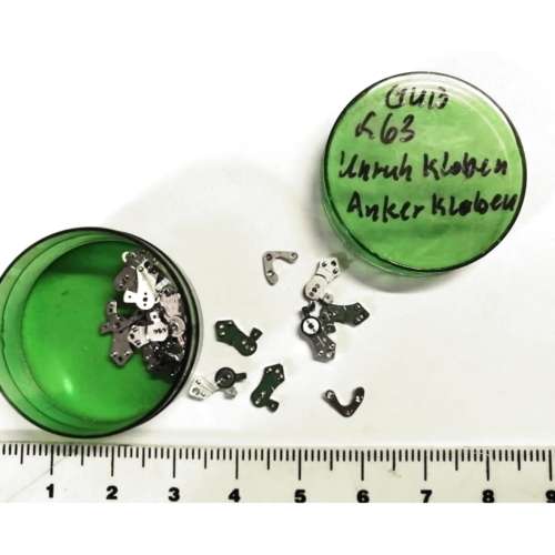 Watch movement parts Glashutte cal.63 -Watchmaker Treasures price per lot -picture