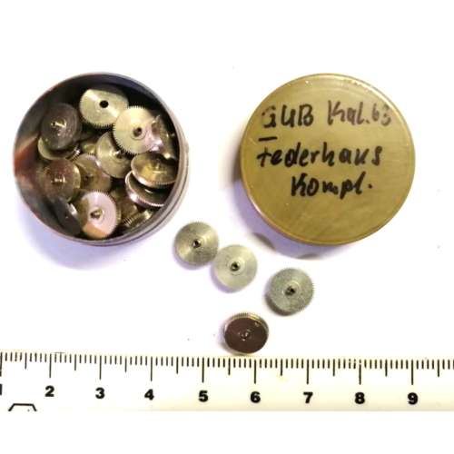 Watch movement parts Glashutte cal.63 -Watchmaker Treasures price per lot -picture
