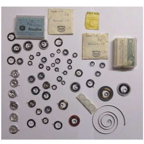 74 antique pocket watch springs-BIG BARGAIN! -Price for bulk