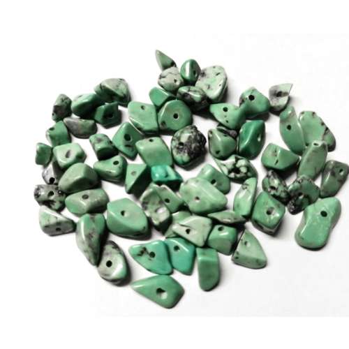 Beads / Gemstone Beads / Turquoise Beads / 5-8mm chips/+/-60pcs / Beads for crafting