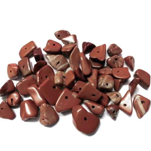 Beads / Gemstone Beads / Red Jasper Beads / 8-15mm chips/+/-50pcs / Beads for crafting