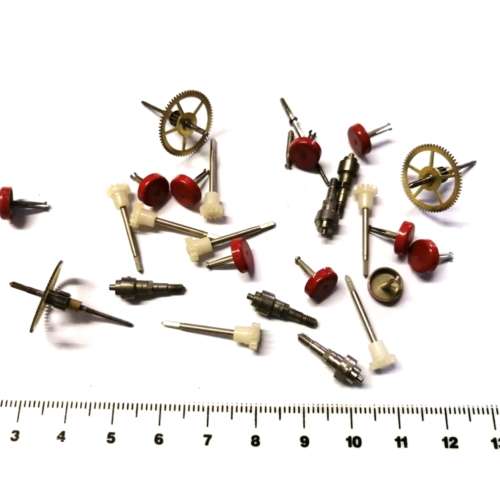 Clock parts mechanical movement GEARS -parts /pusher -Watchmaker Treasures