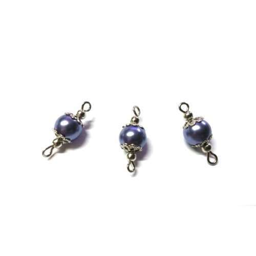 Beads, Connectors 20mm/ Glass Pearl Beads 8mm /Price p.1pc, Beads for crafting