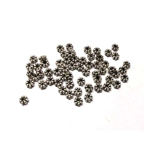 Beads / Metal Beads / 5mm x 2mm / Price for 60pcs / Beads for jewellery crafting - Nickel free Beads
