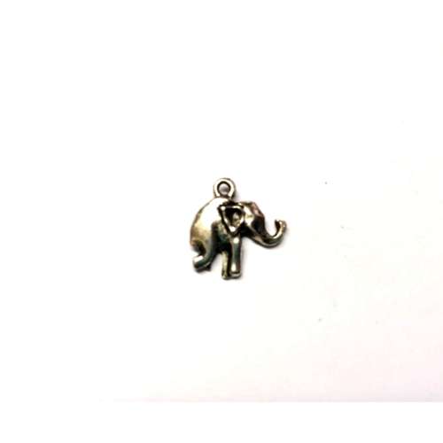 Pendant / Nickel free Metal / Elephant / 17x18mm / Price p.1pc / for crafting