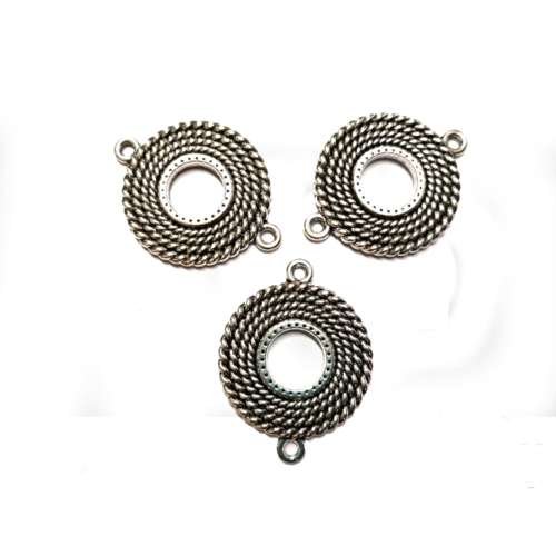 1pc -Connector / Element for jewellery crafting - Nickel free Metal