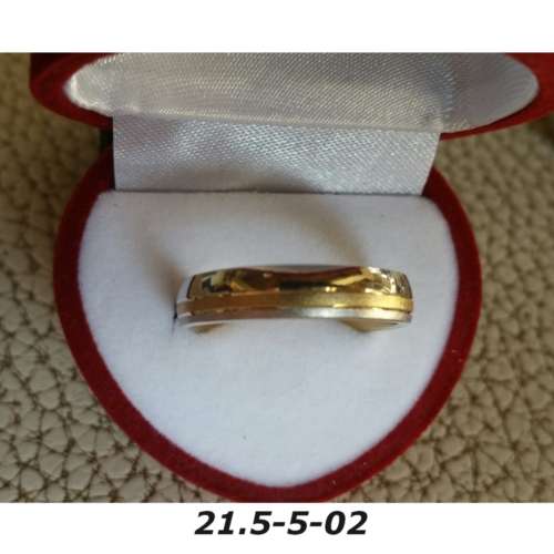 Ring - Brass / gold plaque` - 21.5 diameter -width 5mm-