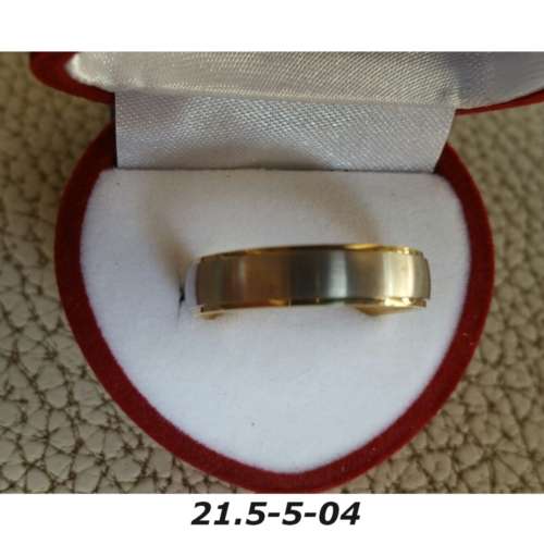 Ring - Brass / gold plaque` - 21.5 diameter -width 5mm-
