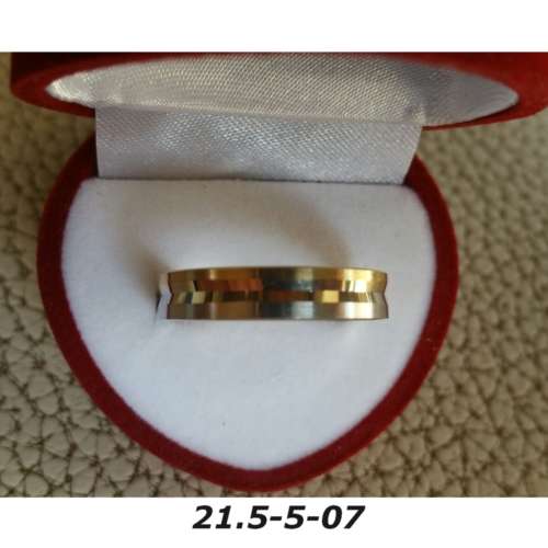 Ring - Brass / gold plaque` - 21.5 diameter -width 5mm-