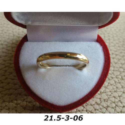 Ring - Brass / gold plaque` - 21.5 diameter -width 3mm-