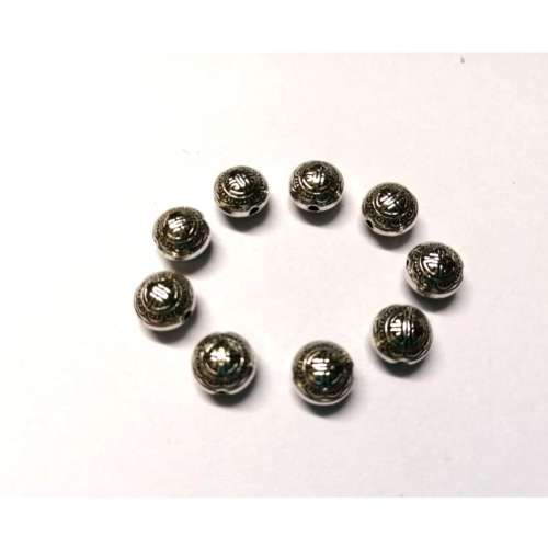 Beads / Metal Beads / top quality / heavy Beads / 9x6.7mm /10pcs / Beads for crafting