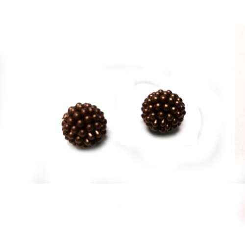 Beads / Acrylic Beads - 13mm -  2 pcs Pearl Optic Ball for jewellery crafting