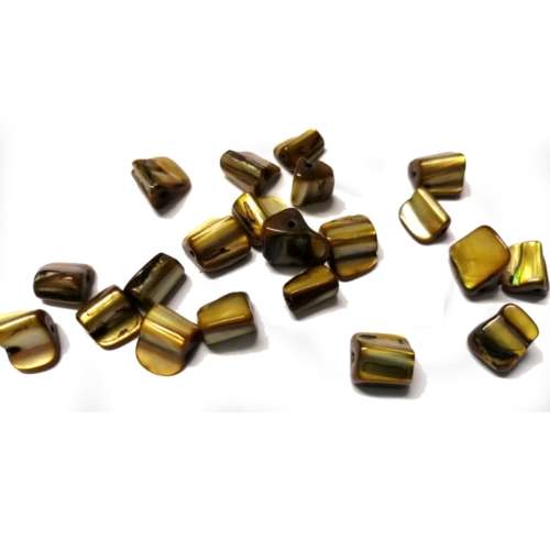 Beads / Shell  Beads  8-11mm -21pcs / Beads for crafting