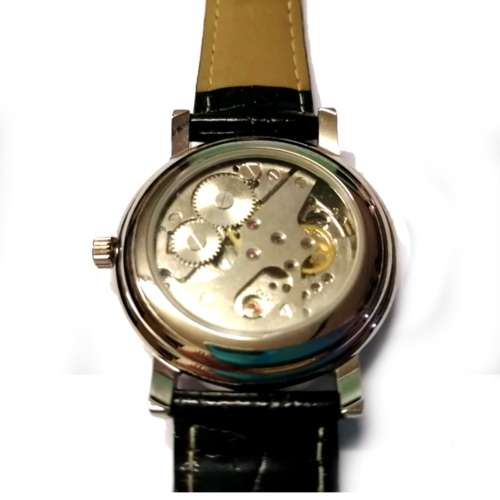 Regent  - Made in Germany- mechanik with Glass Bottom -skelett-