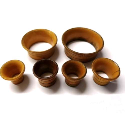 Watch Movement Holder / Set 6pcs / 53mm-44mm-(29mm-with crack)-25mm-25mm-24mm