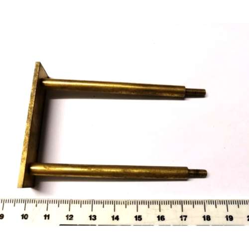 Grandfather clock part brass