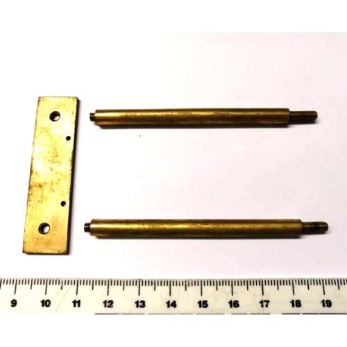 Grandfather clock part brass