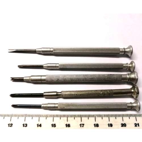 Watchmaker Tools- 5pcs Screw driver -Made in Germany