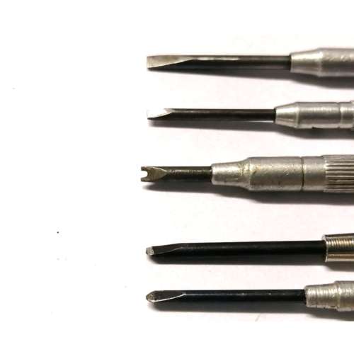 Watchmaker Tools- 5pcs Screw driver -Made in Germany