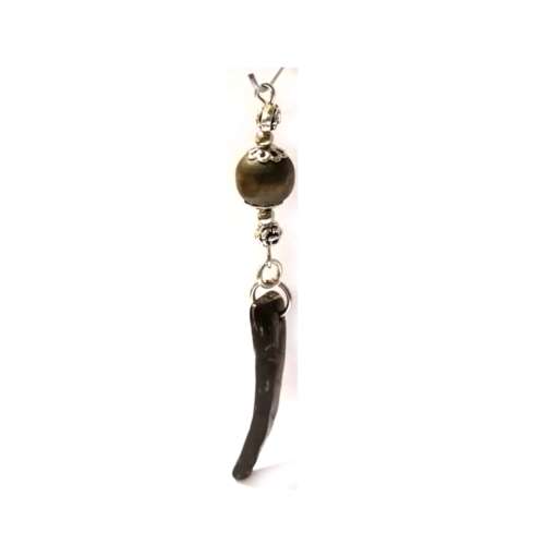 Beads / Wood / Coconut Wood Pendant   p. 1pc   - size 77x10mm / Beads for crafting