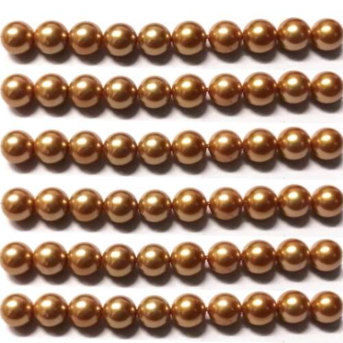 Fast cultured Shell Pearl Bead - 1pcs  - beige - 10mm- beads for crafting