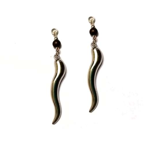 Pendants / Teeth Pendant - Metal - 2pcs - 67x8mm / Pendants for crafting