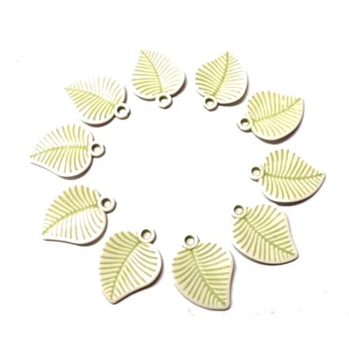 Pendants / Acrylic - Ceramic Optic Pendant - 10pcs - 22x18mm / Beads for crafting