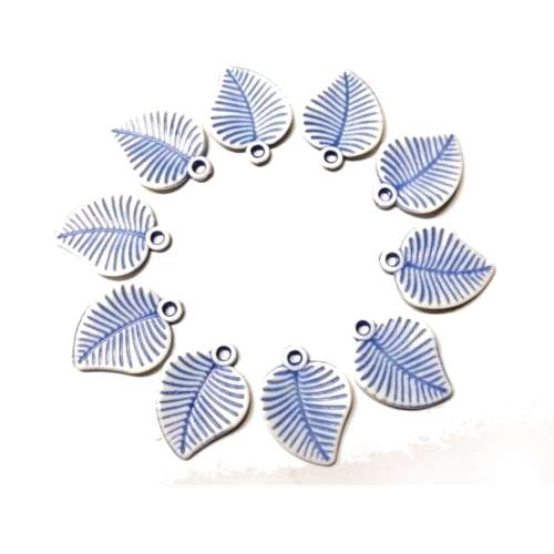 Pendants / Acrylic - Ceramic Optic Pendant - 10pcs - 22x18mm / Beads for crafting