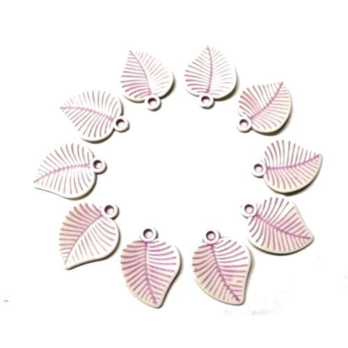 Pendants / Acrylic - Ceramic Optic Pendant - 10pcs - 22x18mm / Beads for crafting