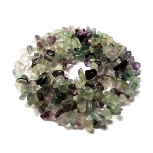 Beads / Gemstone - Fluorite - Beads  +/-260pcs - 5-8mm - String +/-85cm / Beads for crafting