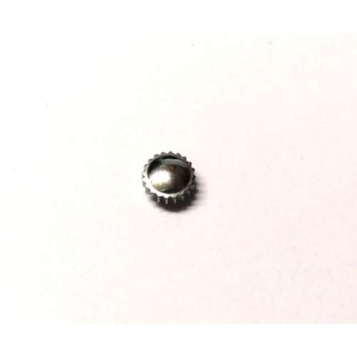 Watch parts- 1 crown  stainless STEEL- sizes W6.0mm H4.3mm -Watchmaker Treasure