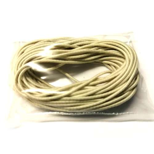 Elastics / Nylon ELASTIC String / SAND / 1.2mm /  5.3m / Beads for crafting