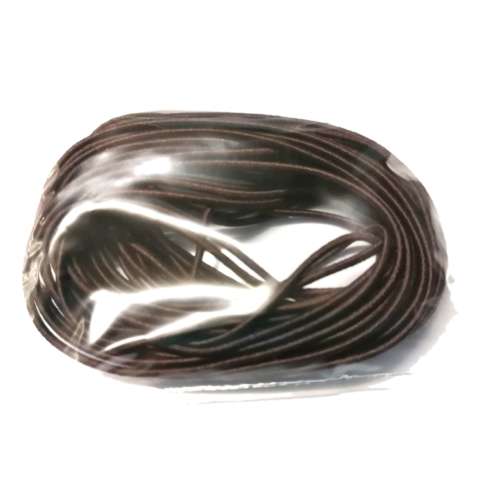 Elastics / Nylon ELASTIC String / DARK BROWN / 1.2mm /  5.3m / Beads for crafting