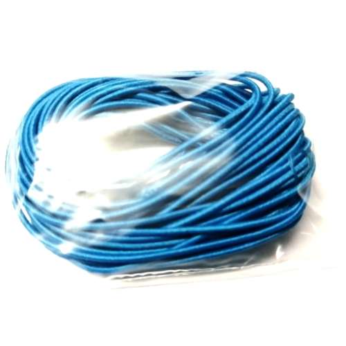 Elastics / Nylon ELASTIC String / BLUE / 1.2mm /  5.3m / Beads for crafting